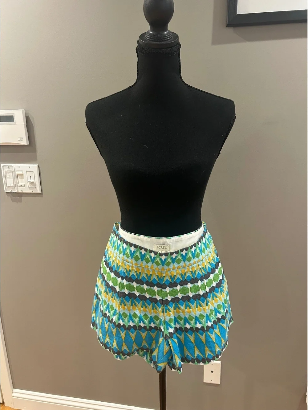 J.Crew Women's Size 2 Patterned Shorts